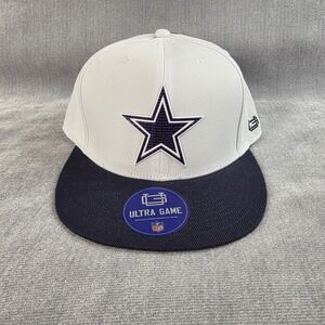 Dallas Cowboys Hat Cap Ultra Game SnapBack Adjustable White Navy Blue NEW